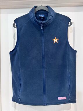 Vineyard Vines Astros fleece vest